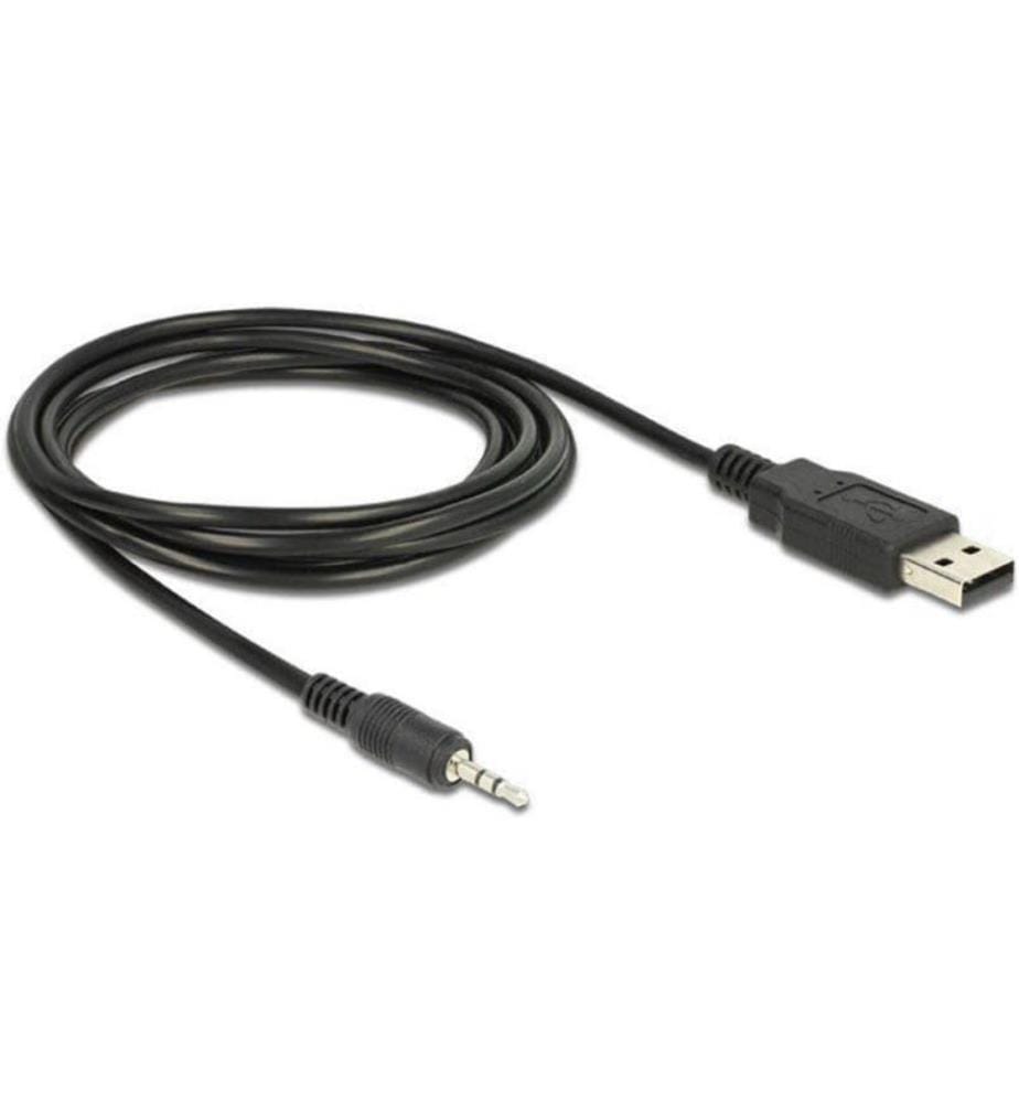 DELOCK - Câble USB 2.0 TTL 2,5 mm 3 Pin (5 V) USB A - Jack 1.8 m