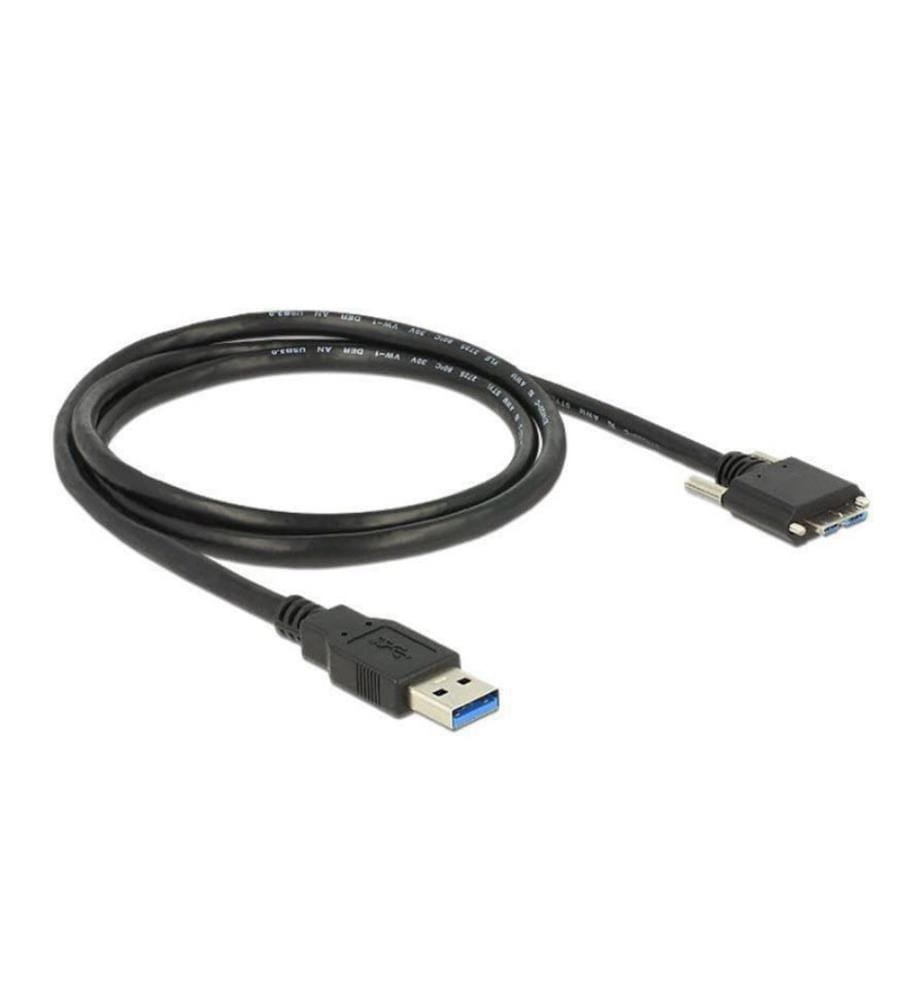 DELOCK - USB 3.0-Kabel verschraubbar USB A - Micro-USB B 1 m