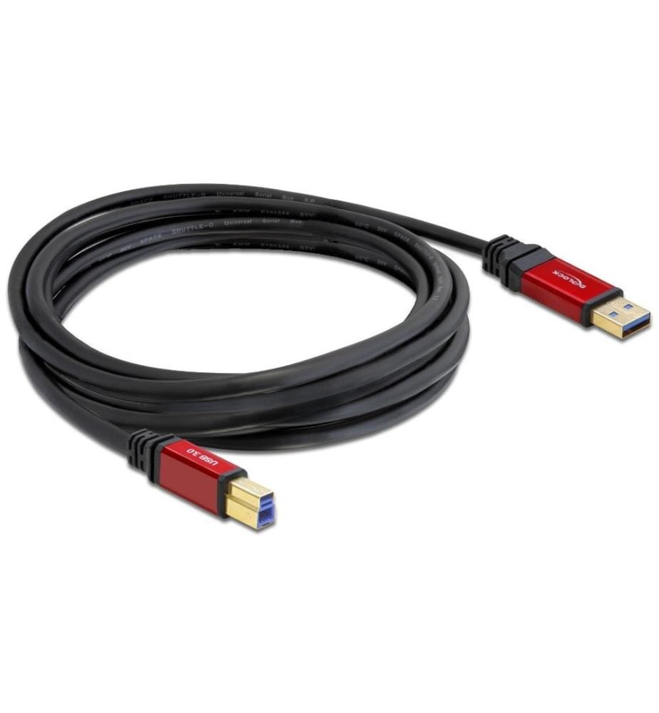 DELOCK - USB 3.0-Kabel Premium USB A - USB B 3 m