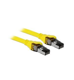 DELOCK - Patchkabel RJ-45 - RJ-45, Cat 8.1, S/FTP, 3 m, Gelb