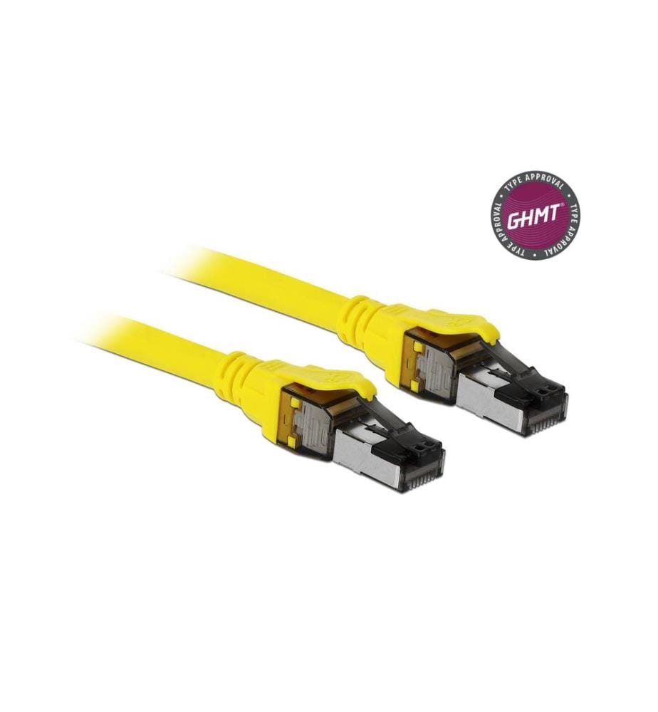 DELOCK - Patchkabel RJ-45 - RJ-45, Cat 8.1, S/FTP, 5 m, Gelb
