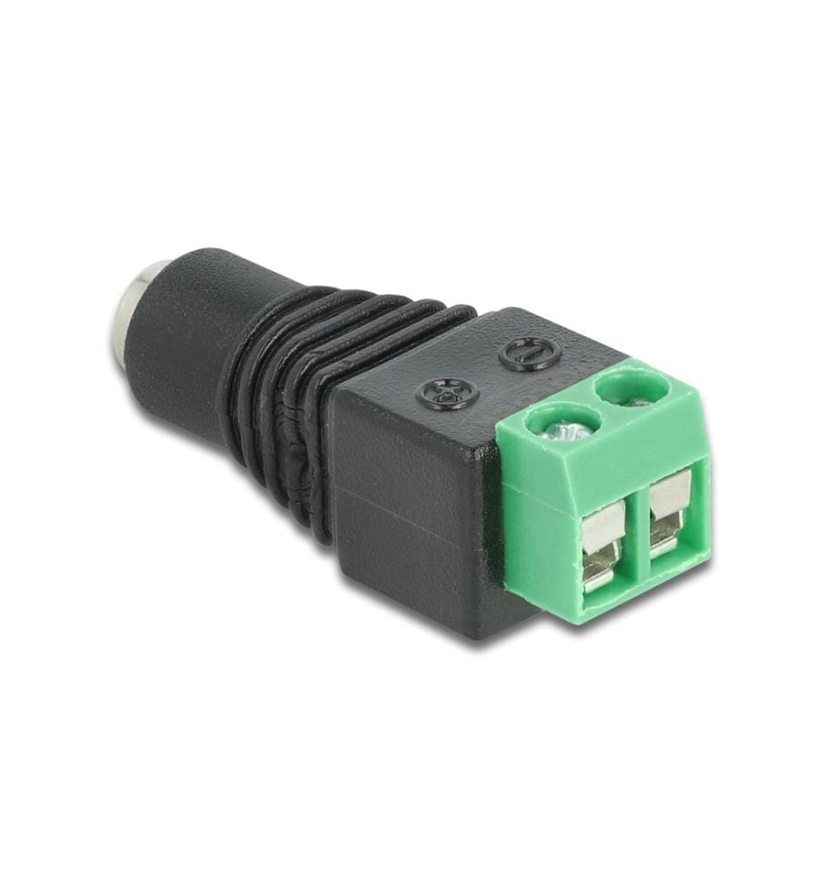 DELOCK - Hohlstecker DC 5.5 x 2.1 mm Buchse > Terminalblock 2 Pin