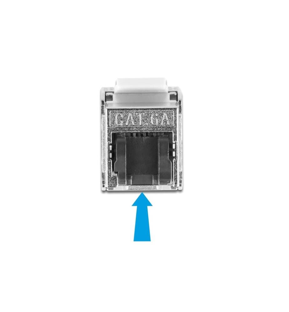 DELOCK - Câble patch RJ45 vers Keystone Cat 6A, S/FTP, 5 m, Noir