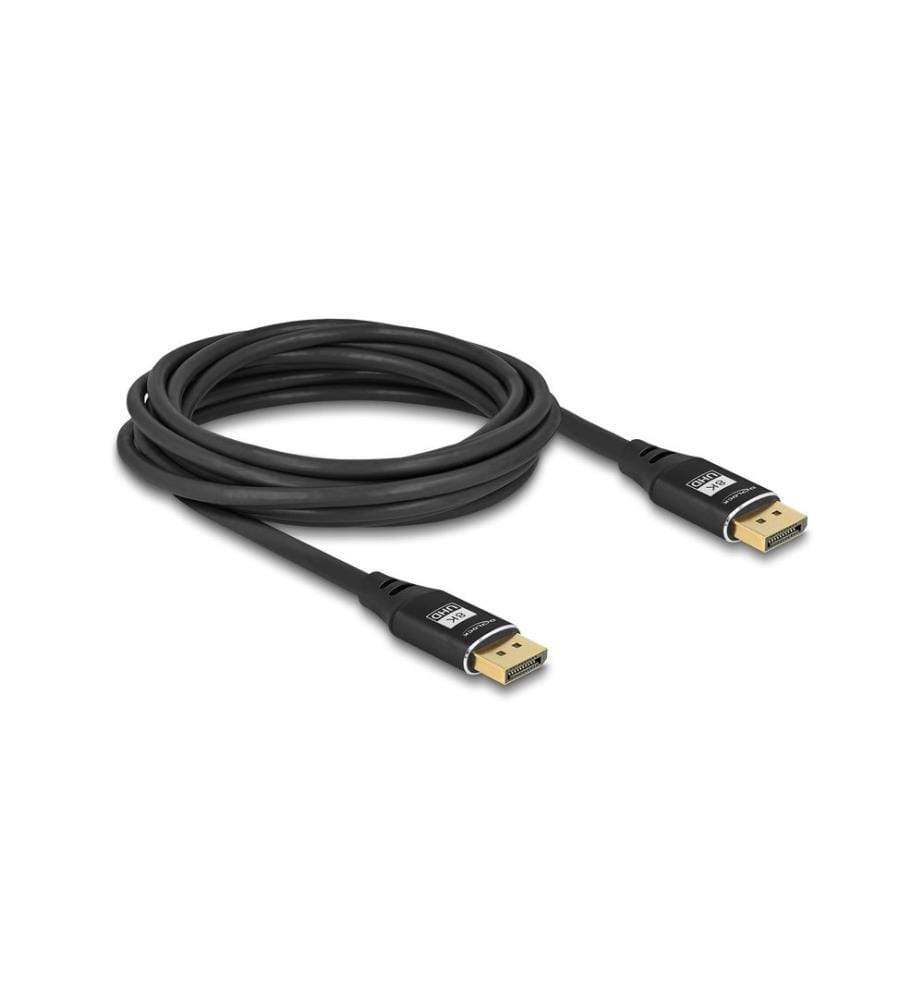 DELOCK - Kabel 8K 60 Hz DisplayPort - DisplayPort, 5 m, Schwarz
