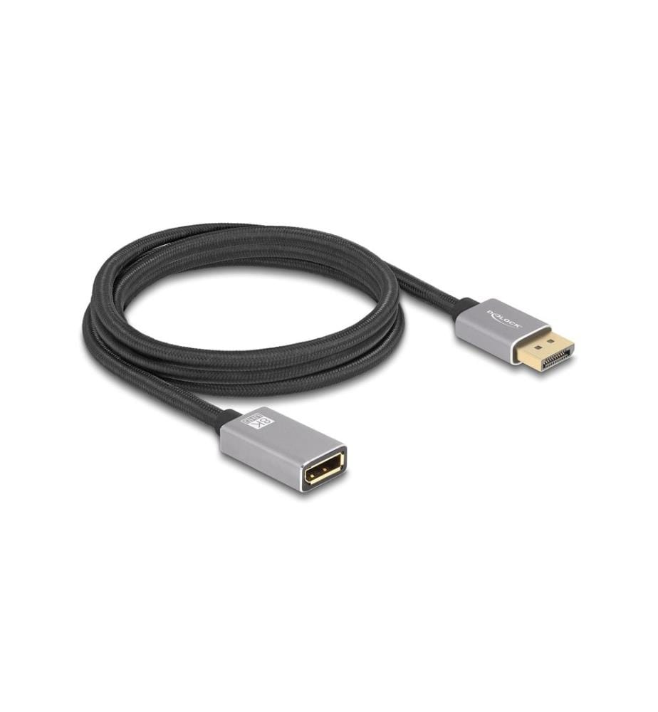 DELOCK - Verlängerungskabel 8K 60 Hz DisplayPort - DisplayPort, 2 m
