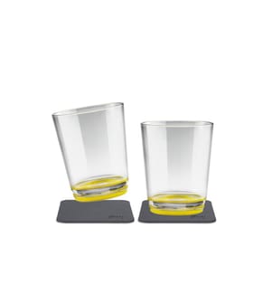 Silwy - Gobelet de plein air Oh Yellow Lot de 2 magnétiques