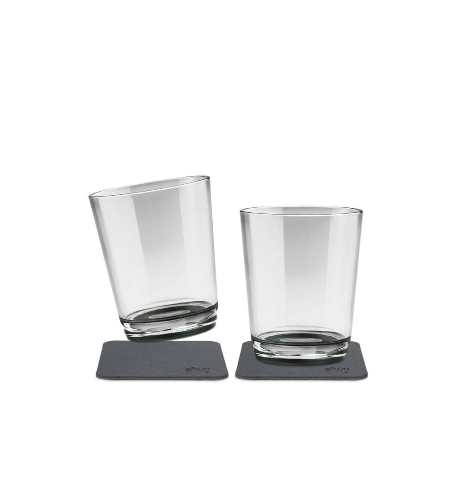 Silwy - Gobelet de plein air Pearl Grey Lot de 2 magnétiques