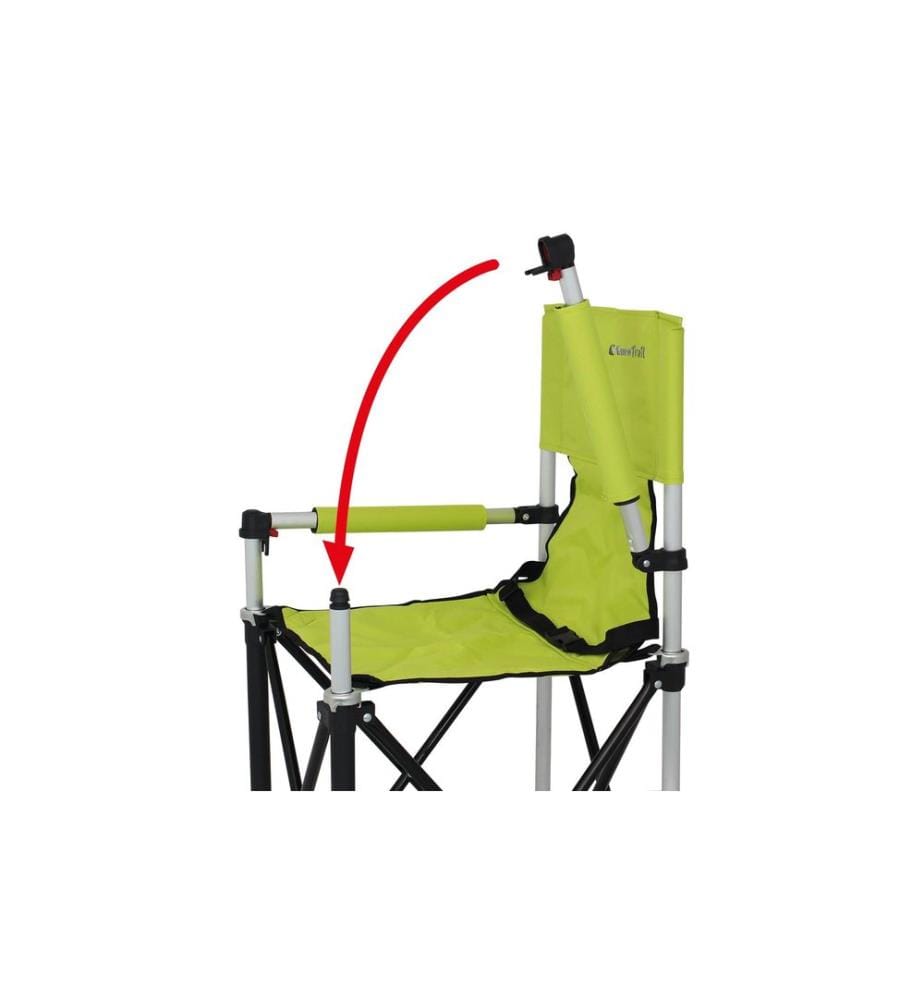 Eurotrail - Chaise de camping Petit JR Vert clair