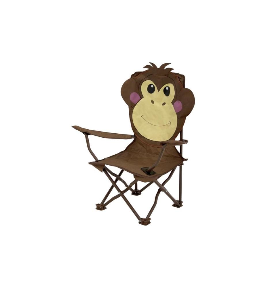 Eurotrail - Chaise de camping Ardeche Animal Marron
