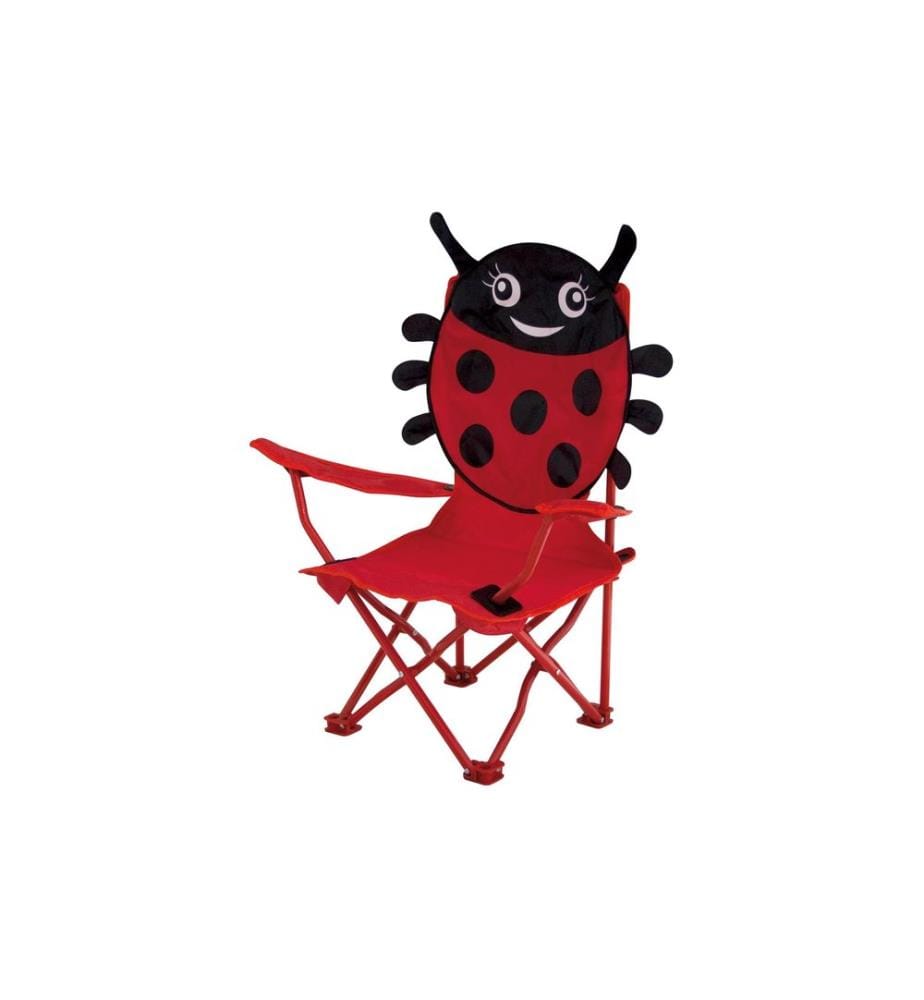 Eurotrail - Chaise de camping Ardeche Animal Rouge