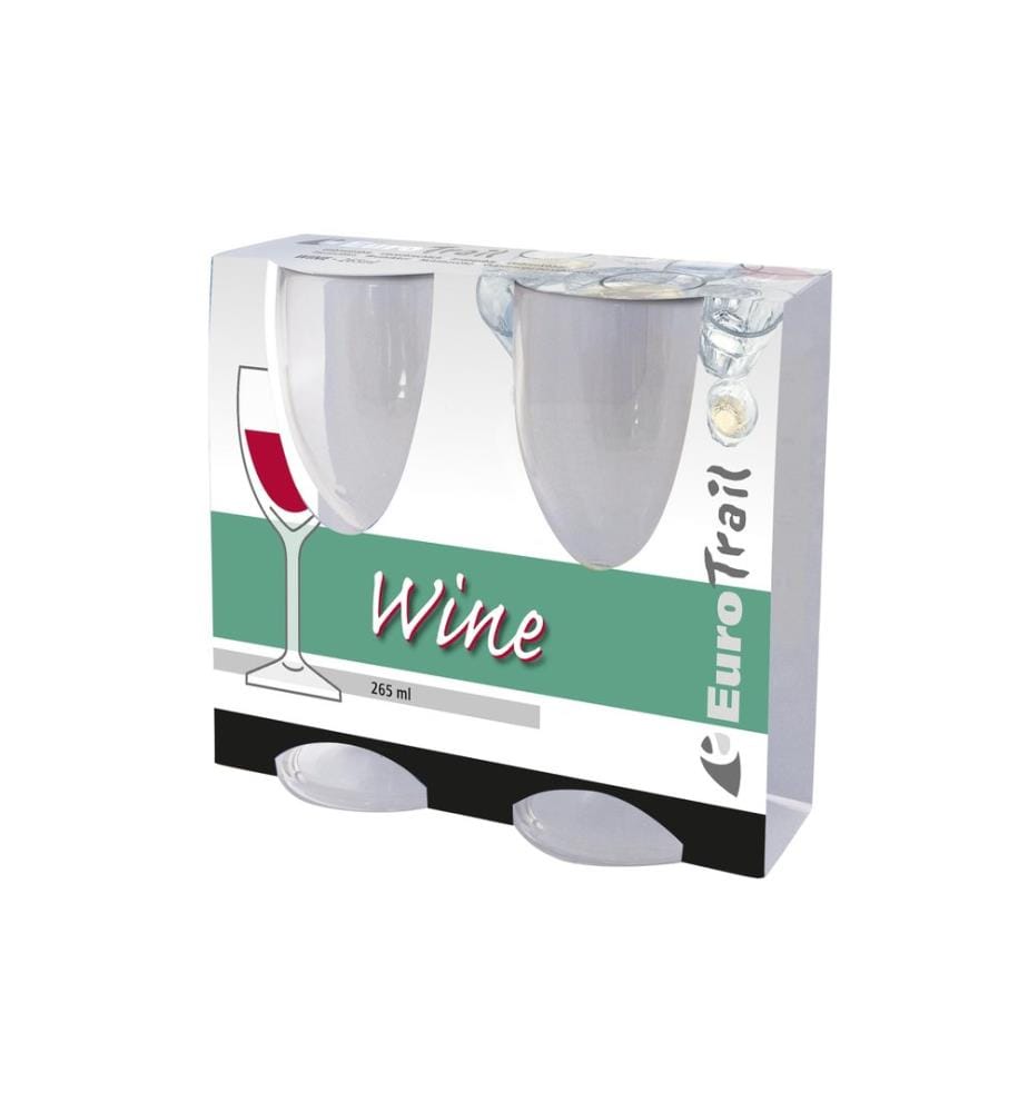 Eurotrail - Verre à vin de plein air Basic 265 ml