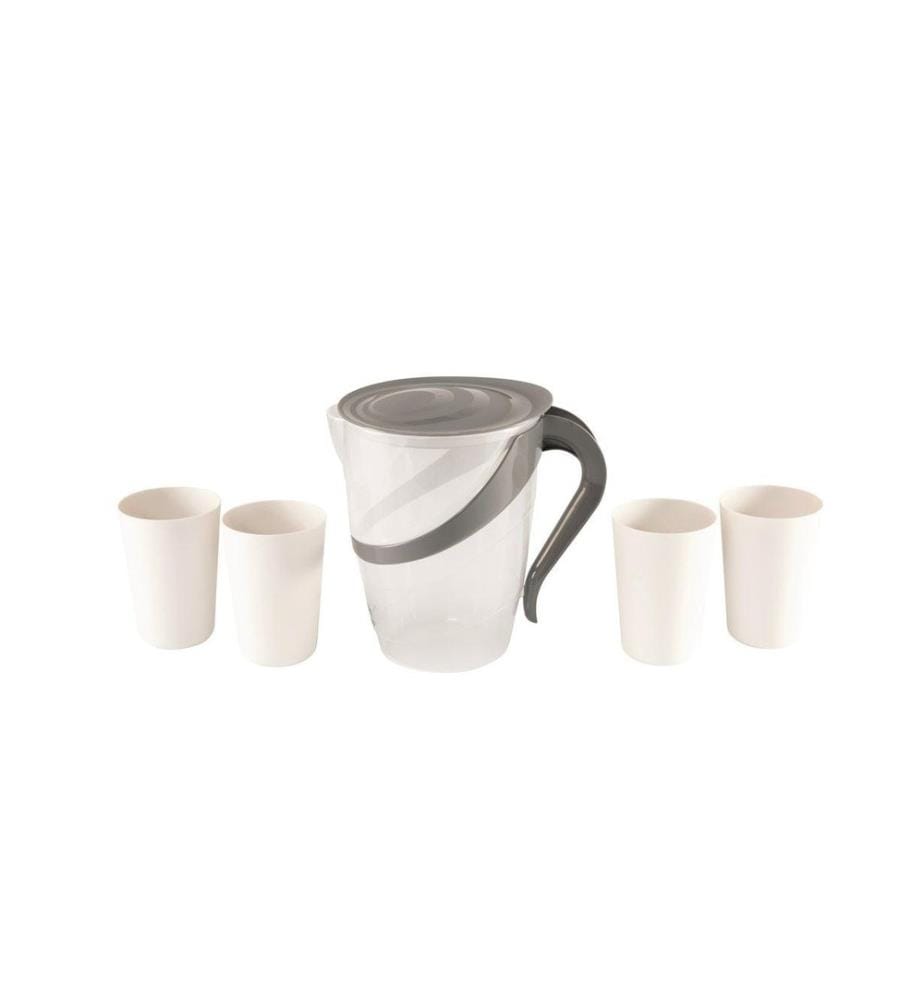 EASY CAMP - Set de gobelets Cerf Pitcher Set, 21 cm x 15.5 cm x 20 cm
