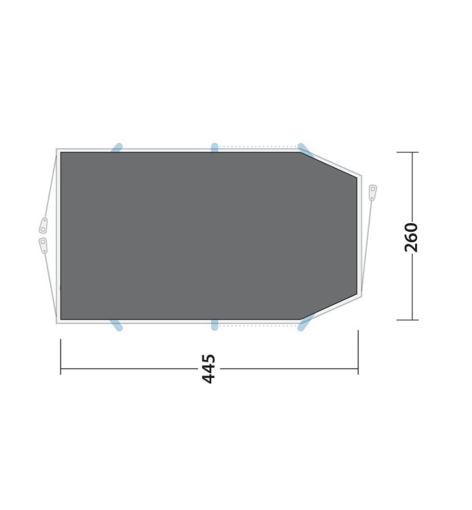 OUTWELL - Bâches de sol pour tentes Footprint Starhill 4, 445 cm x 260 cm