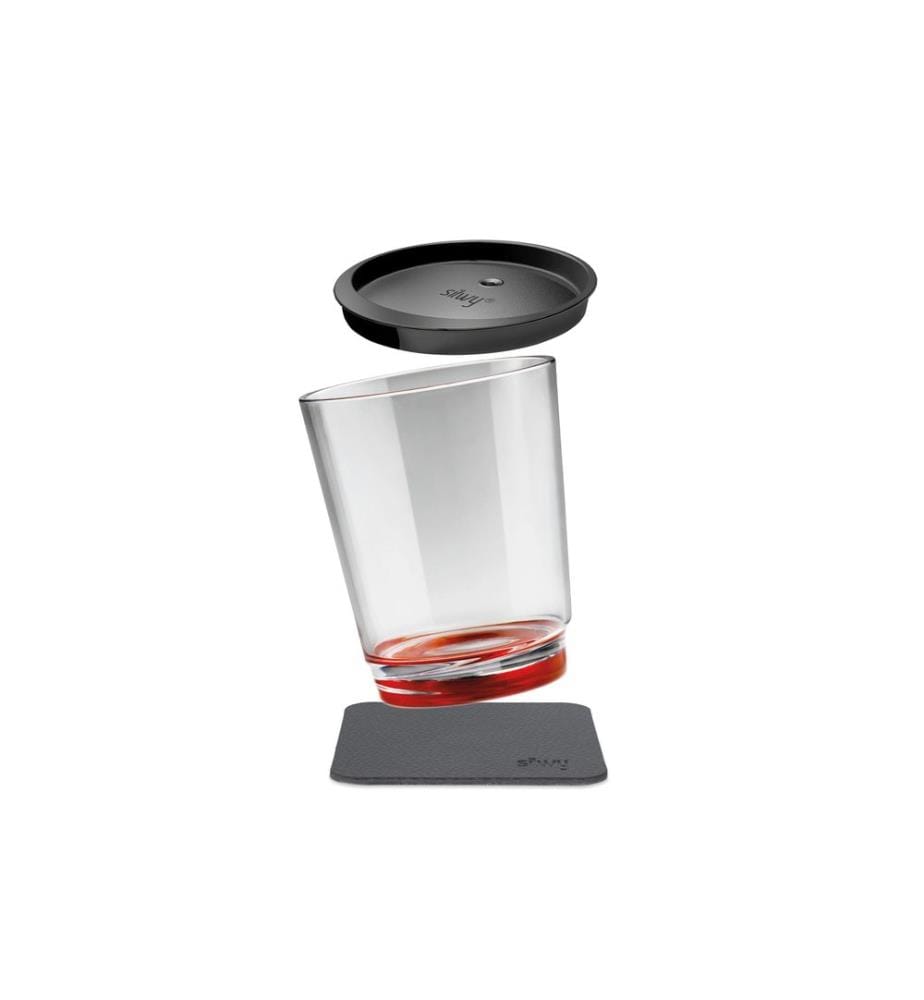 Silwy - Gobelet magnétique en plastique Triple Rouge