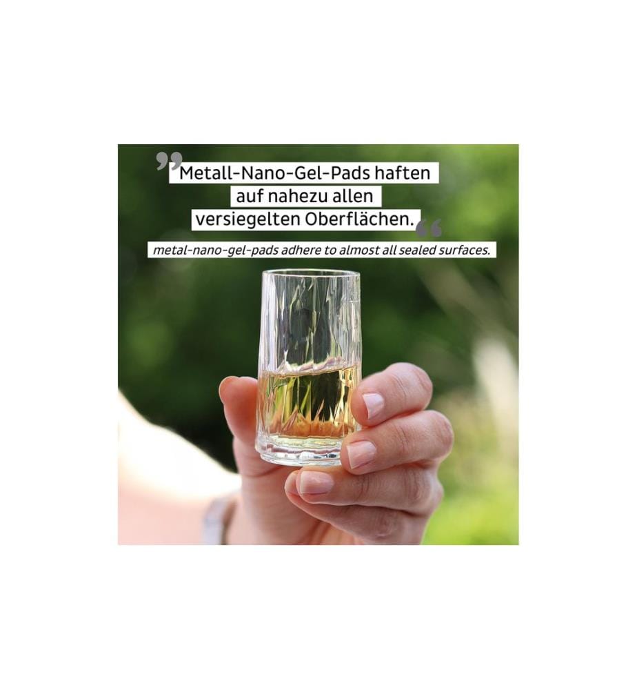 Silwy - Verres en plastique magnétiques, Lot de 4, 40 ml