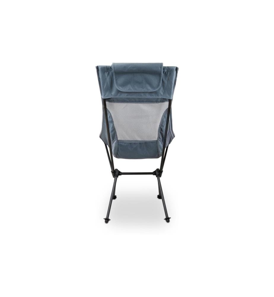 TREKONY - Chaise de camping Haute Anthracite
