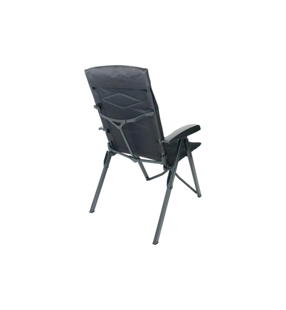 Eurotrail - Chaise de camping Autun 3D Noir