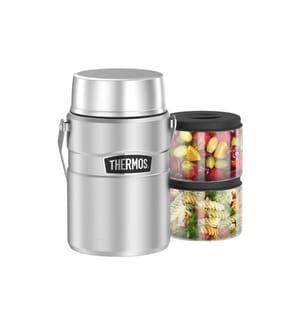 Thermos - Thermo-Foodbehälter Stainless King 1.2 Liter, Silber