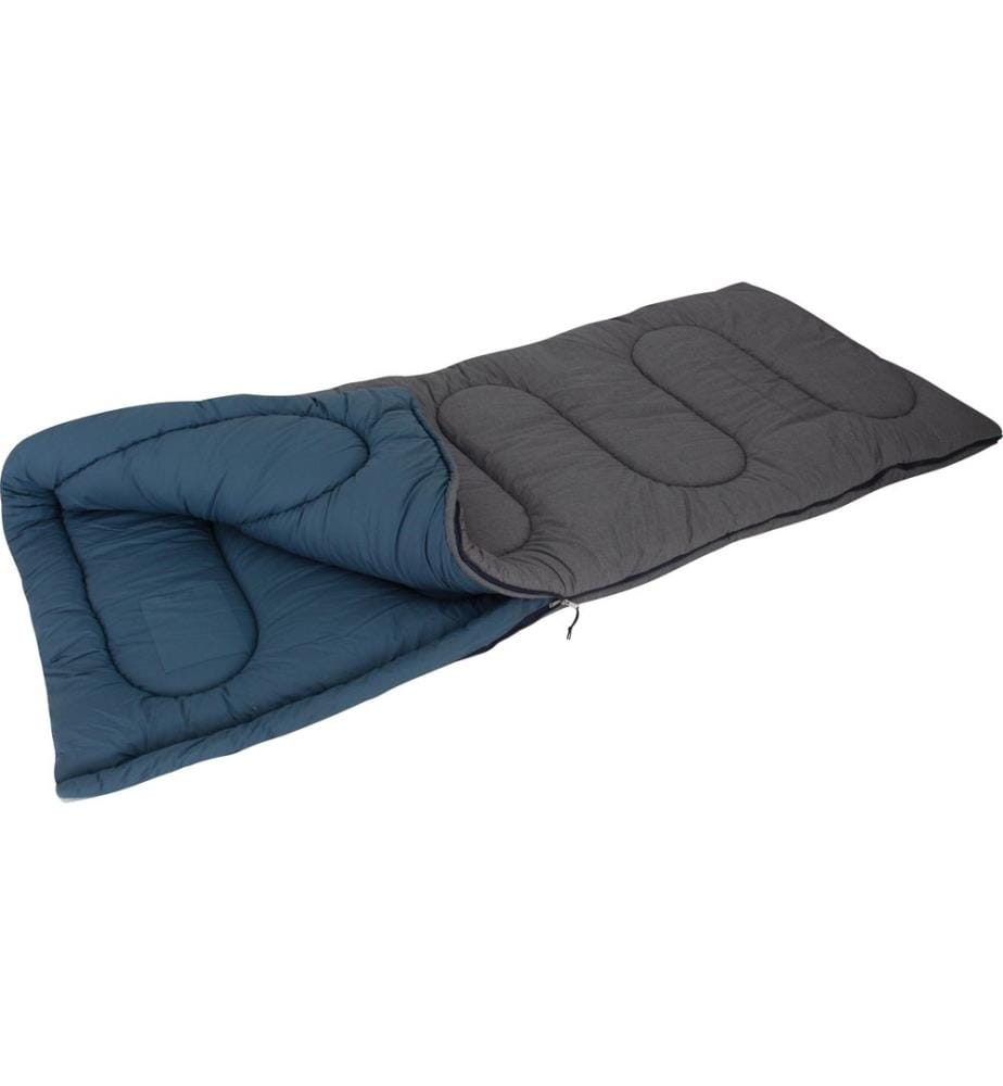Eurotrail - Texel XL Deckenschlafsack Baumwolle, Blau/Grau