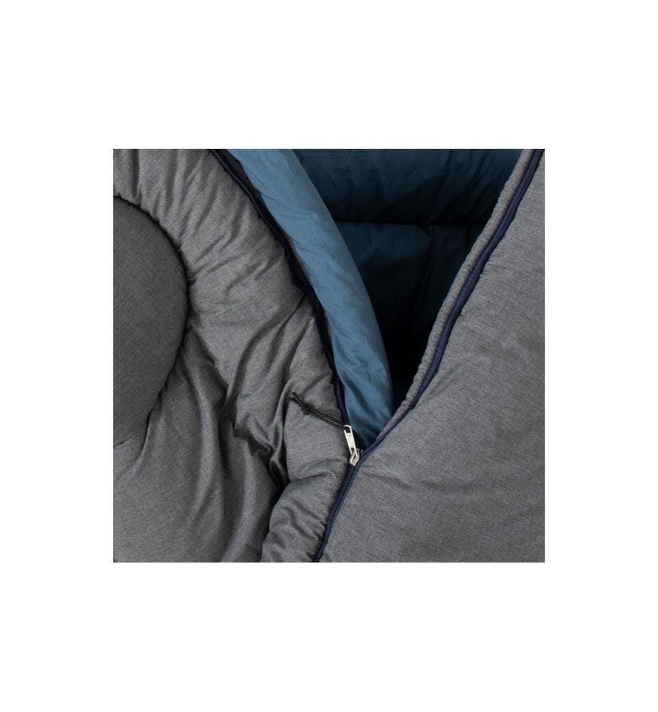 Eurotrail - Texel Deckenschlafsack Polyester, Grau/Blau