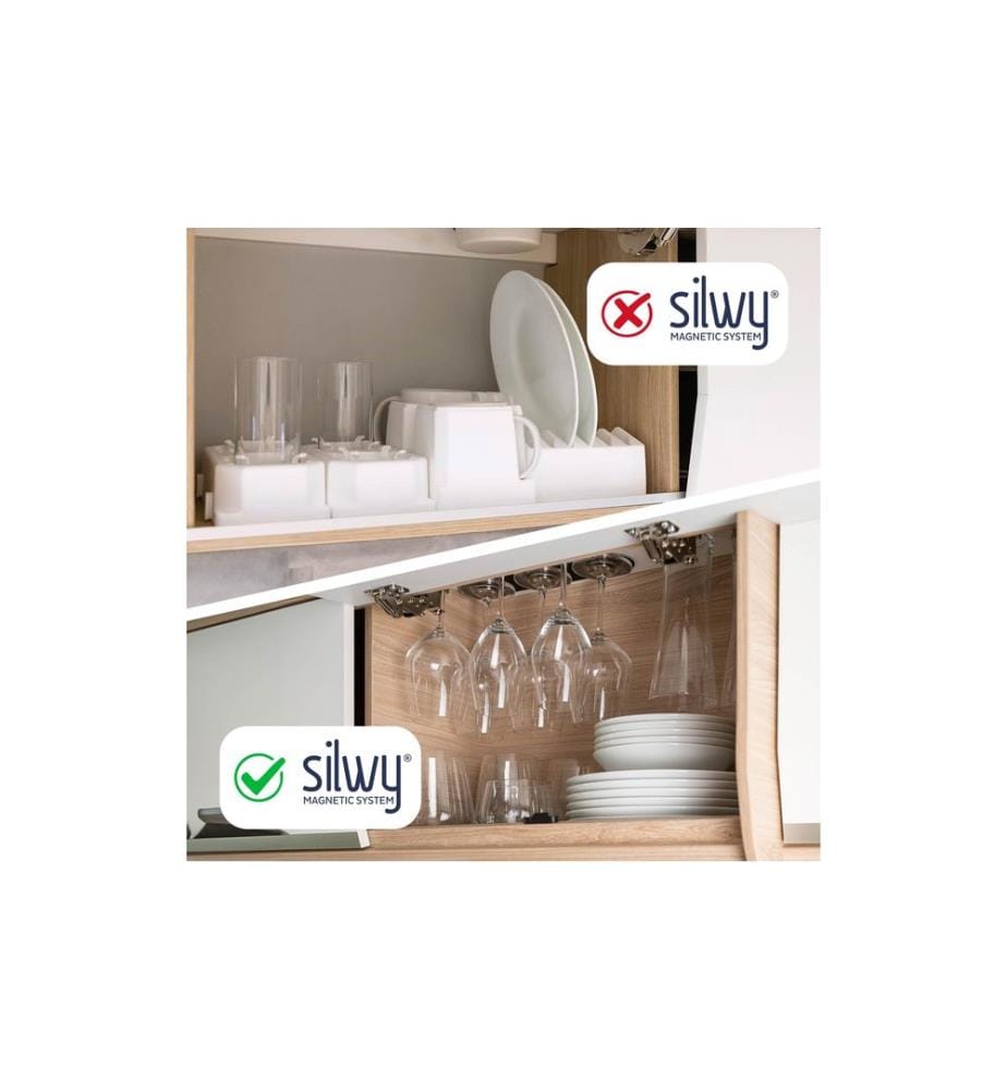 Silwy - Verre en cristal magnétique WEIN