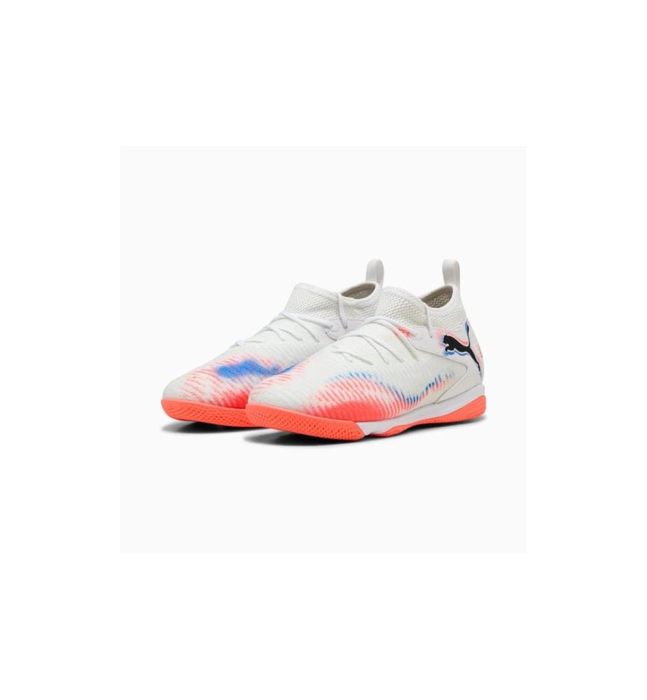 Puma - Fussballschuh Future 8 Match It + Mid Jr White, 33