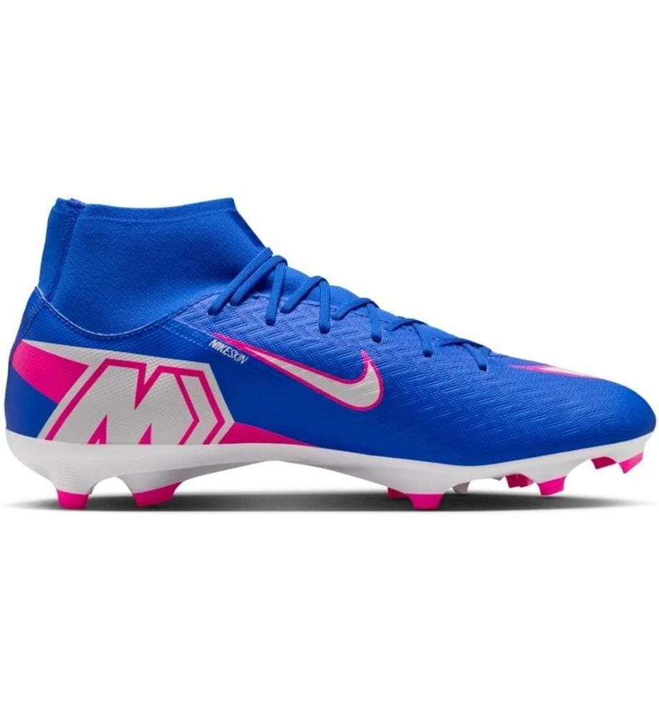 Nike - Chaussure de football Mercurial Superfly 10 Academy Bleu/Blanc, 44