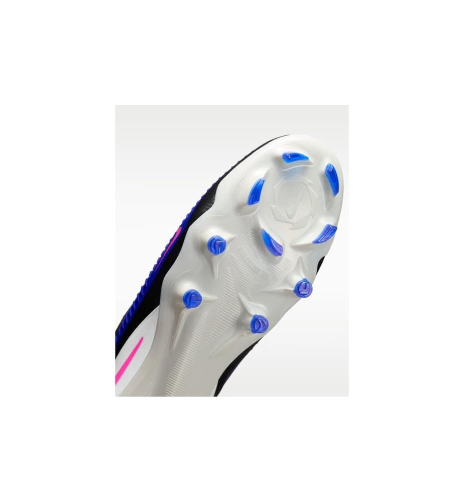 Nike - Chaussures de football Phantom 6 Low Pro FG Bleu/Rose/Blanc, 43