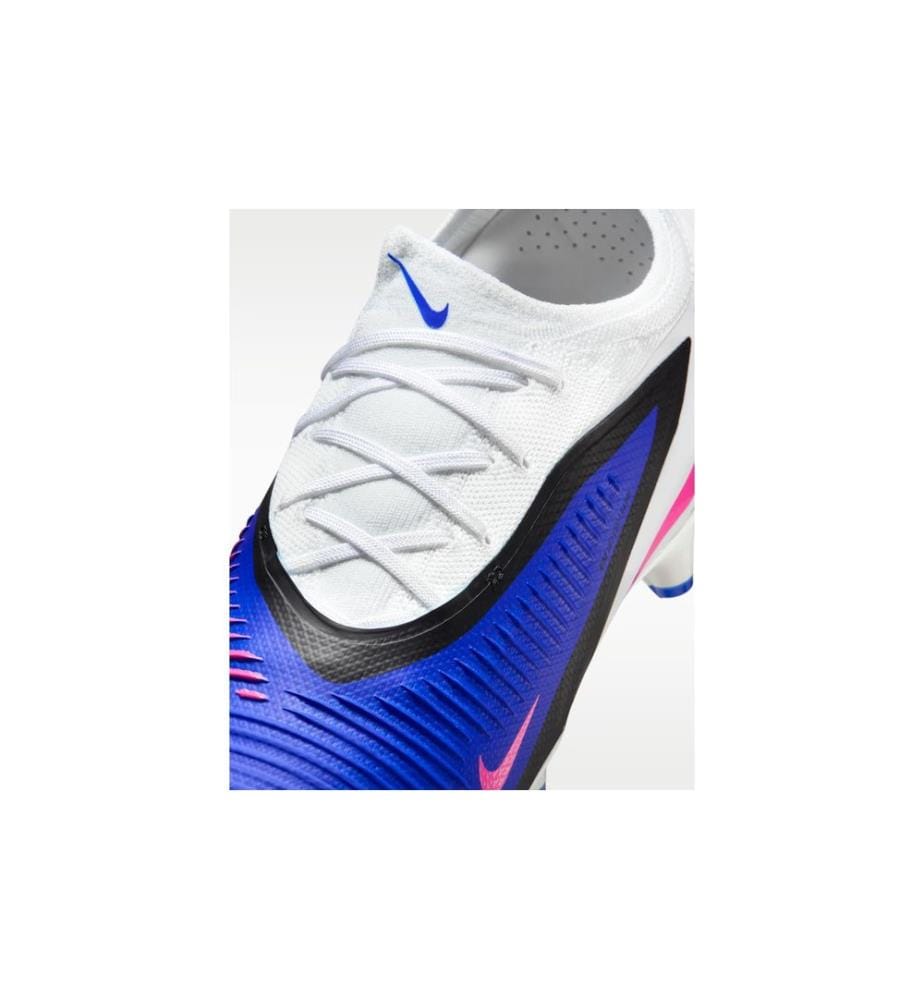 Nike - Chaussures de football Phantom 6 Low Pro FG Bleu/Rose/Blanc, 43