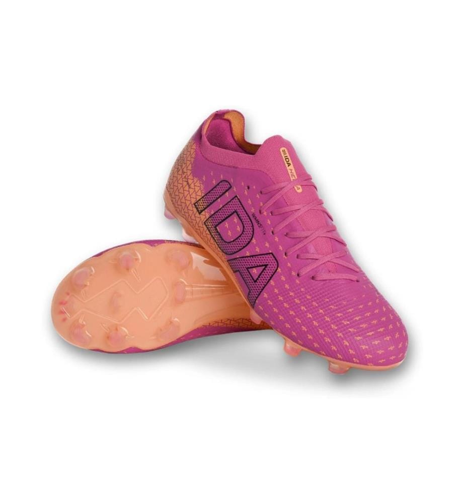 IDA Sports - Chaussure de football Helia Elite FG/AG Rose foncé, 38.5