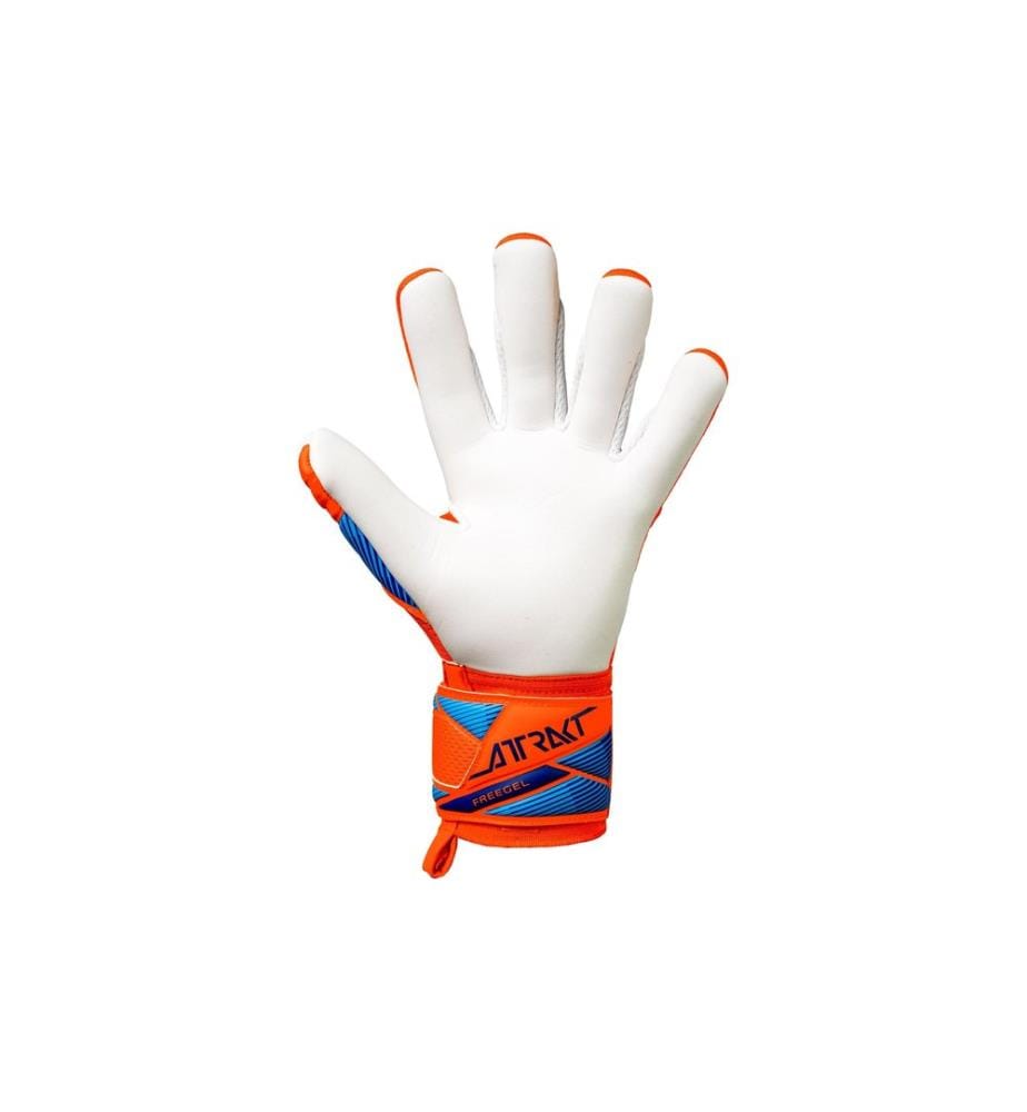 reusch - Attrakt Freegel Advance Junior Gr: 4, Shocking Orange/Blau