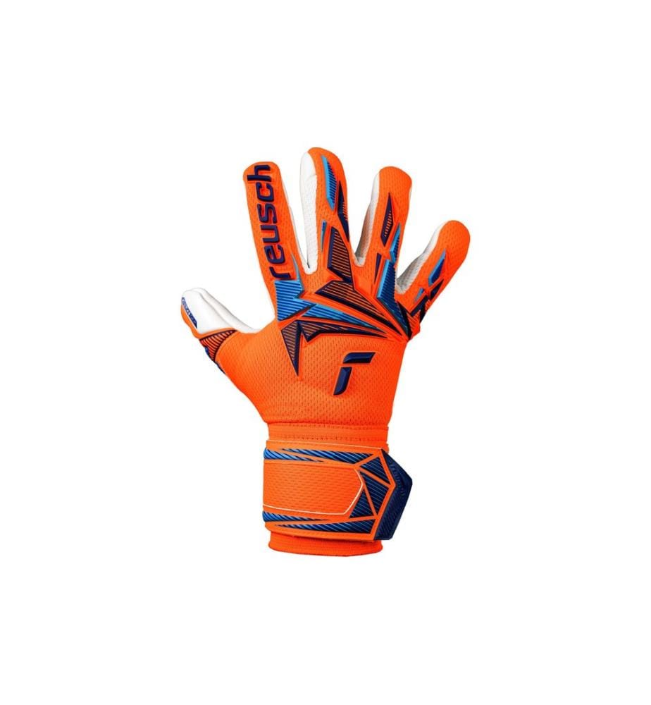 reusch - Attrakt Freegel Advance Junior Gr: 6, Shocking Orange/Blau