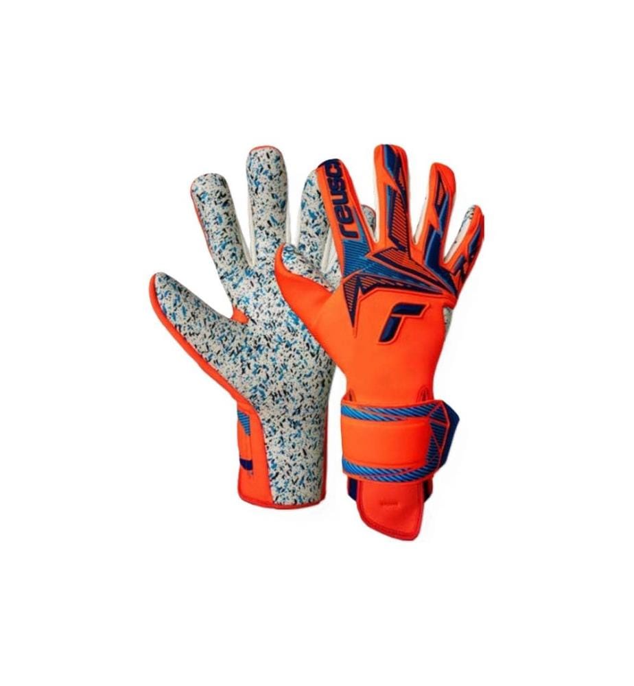 reusch - Attrakt Freegel Fusion Grösse: 8.5, Shocking Orange/Blau