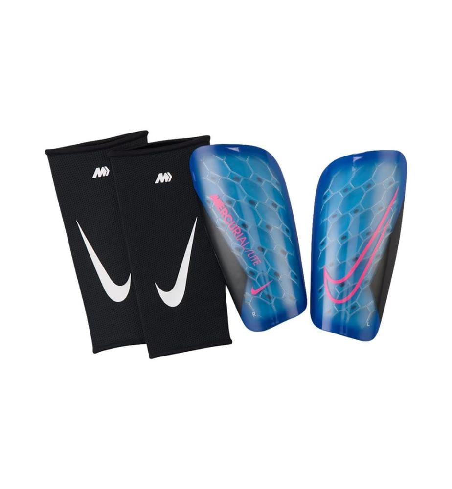 Nike - Protège-tibias Mercurial Lite Bleu M