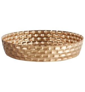 Decorative Tray SUEZ Metal Gold