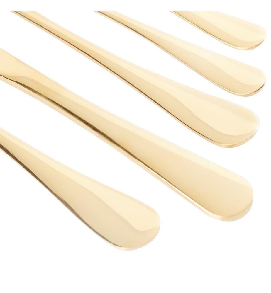 Set de 30 couverts FUSILLI Doré
