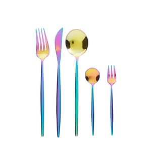 Set de 30 couverts RIGATONI Multicolore