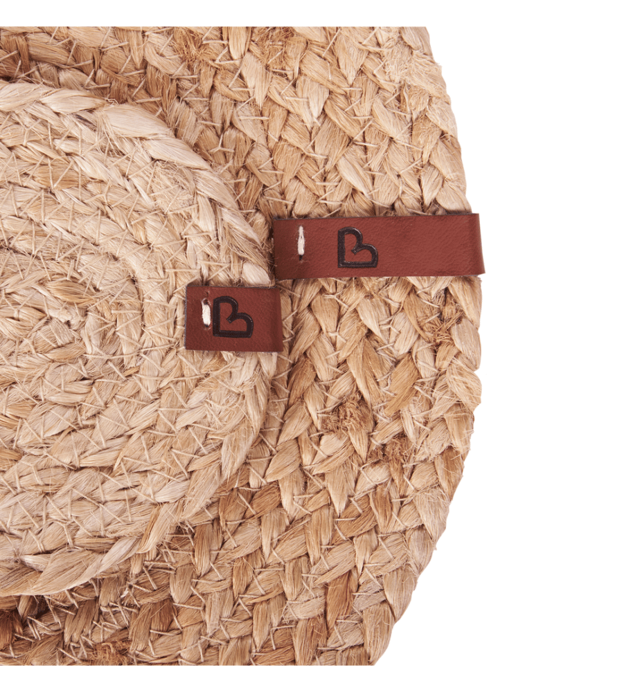Ensemble sets de table et sous-verres BUSHYLARK Jute Naturel