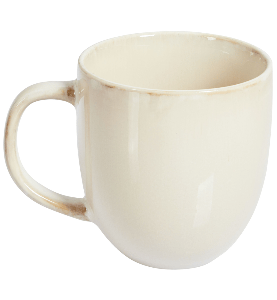 Set di 4 tazze GINSENG Gres porcellanato Beige chiaro