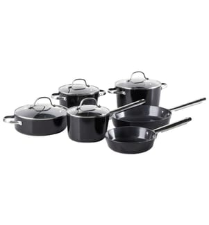 Ensemble de 10 pièces d'ustensiles de cuisine ELITE PRO Noir