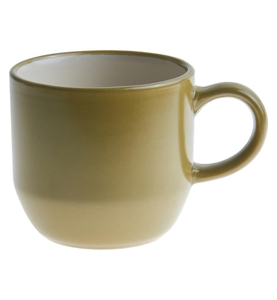 Set of 16 Dinnerware NUTMEG Stoneware Green