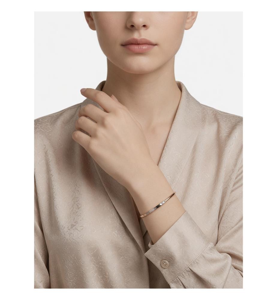 Pandora Rose-Silber-Armband mit Zirkonia - zweifarbig (Silber & Rose Gold)