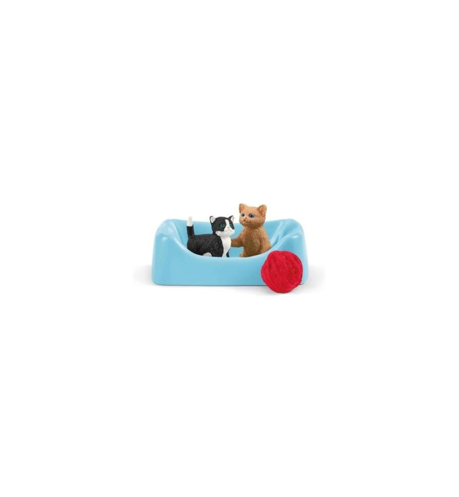 SCHLEICH - Ensemble de pions Farm World Famille de chats