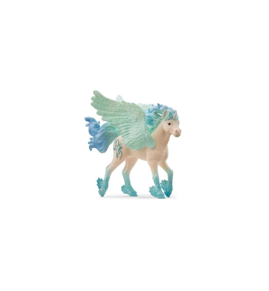 SCHLEICH - Figurine de jeu bayala Poulain licorne Stormy