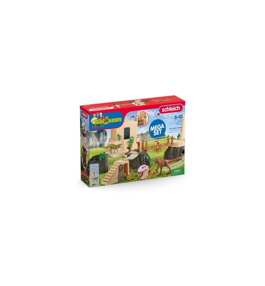 SCHLEICH - Dino Temple Conquérant Mega-Set