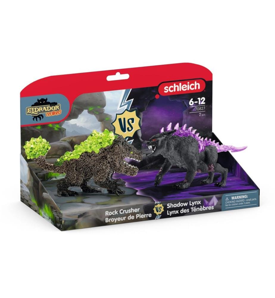 SCHLEICH - Lynx de l'ombre vs. Briseur de roches