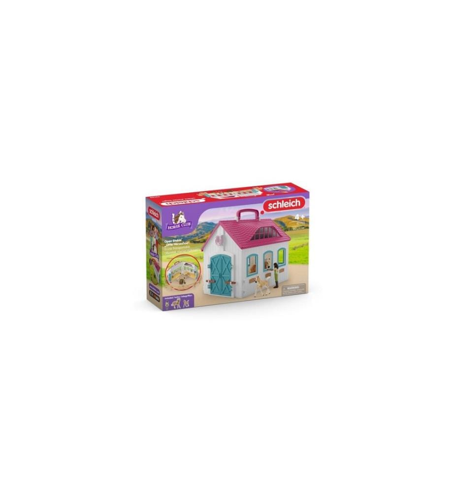 SCHLEICH - Ensemble de pions Horse Club Écurie ouverte Petit Fer à Cheval