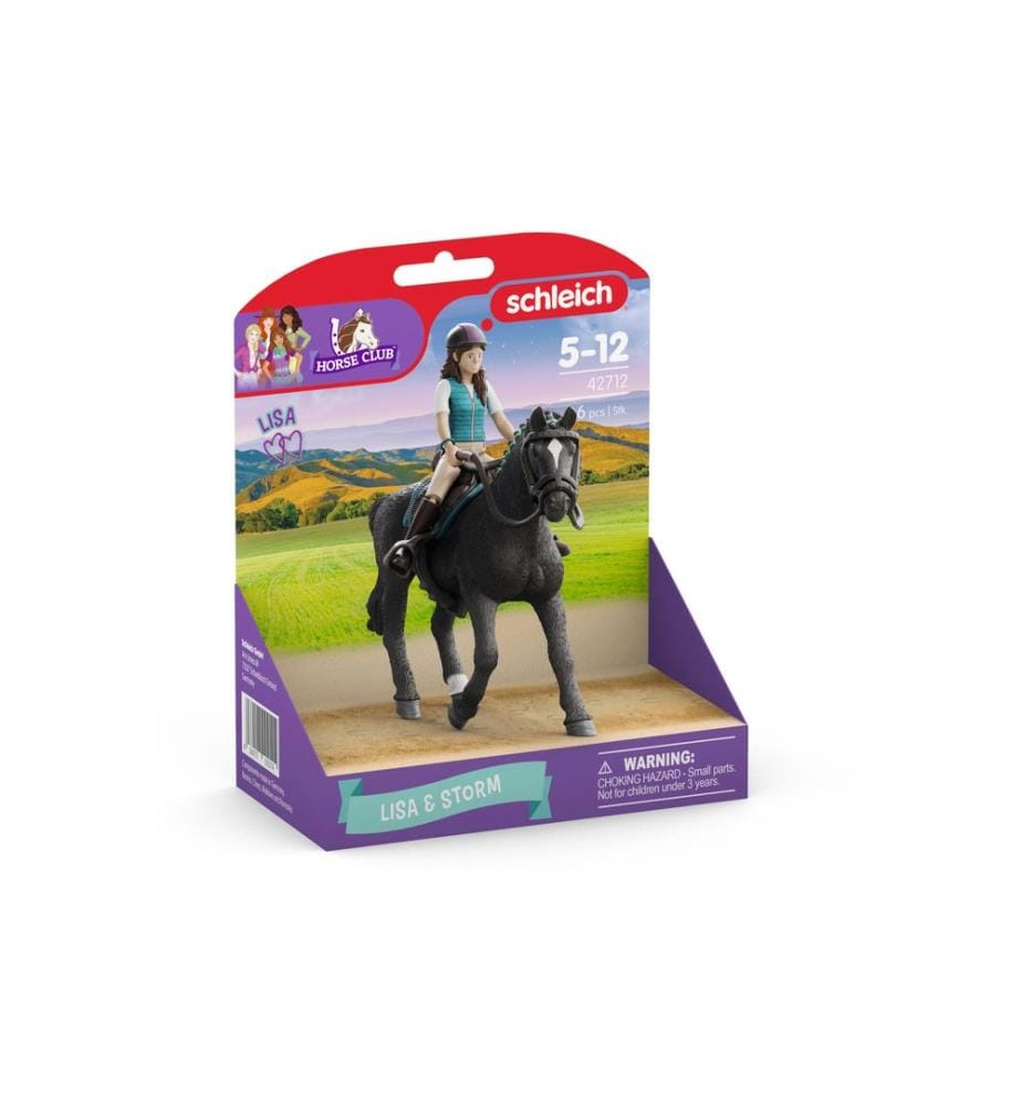 SCHLEICH - Ensemble de pions Horse Club Lisa & Storm