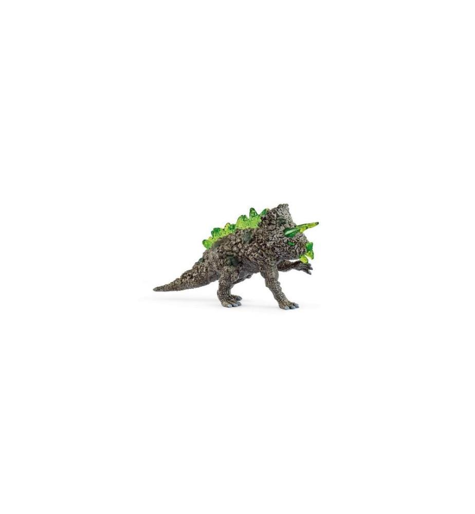 SCHLEICH - Figurine de jeu Eldrador Creatures Tricératops de pierre