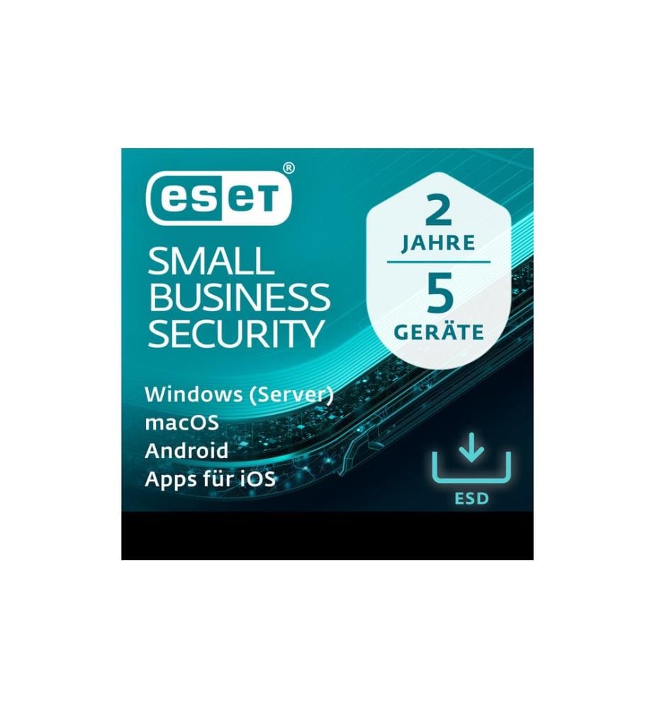ESET - Small Business Security ESD, Version complète, 5 utilisateurs, 2 ans, ML